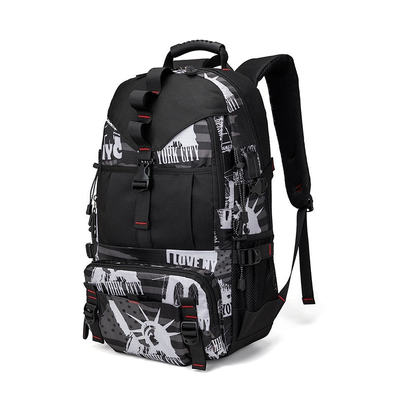 Sac à dos de randonnée en tissu Oxford imperméable pour homme