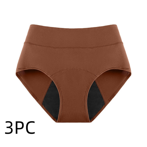 3-layer Absorbent Menstrual Women's Underwear With Breathable Holes