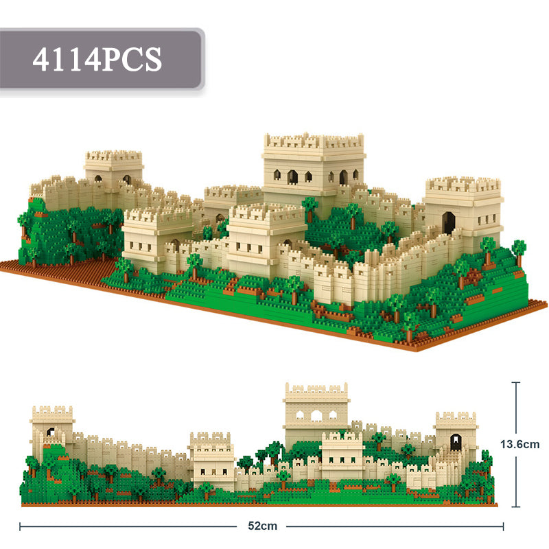 Great Wall of China Building Block Set | ABS Diamond Brick Model – Creative DIY Toy