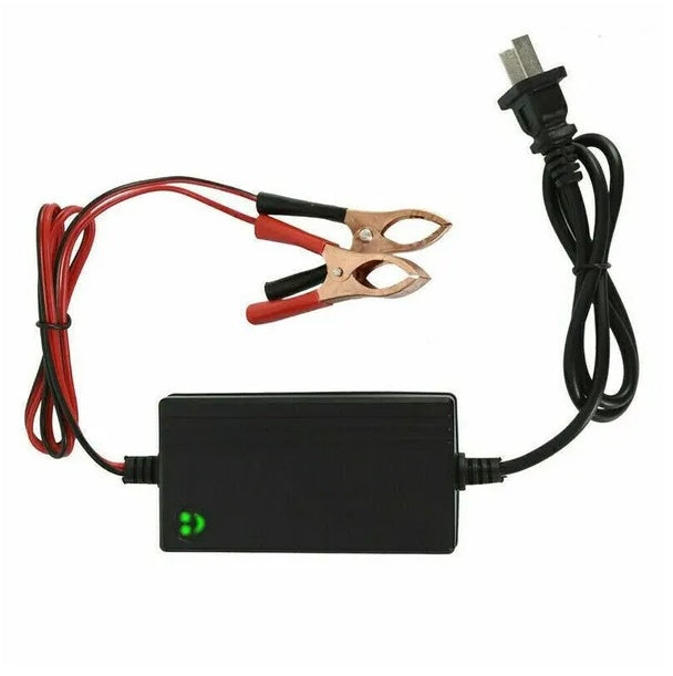 Portable 12V Car Battery Charger – Trickle Maintainer for Car, Truck, Boat & Motorcycle