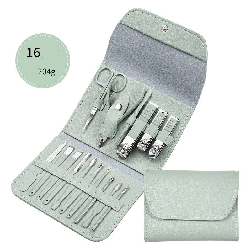 Professional Stainless Steel Nail Care Tool Set – 7 to 20 Piece Manicure Kit