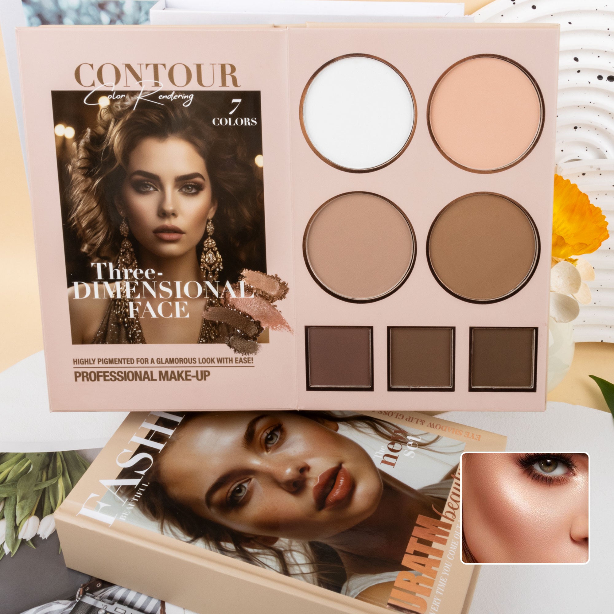 "67-Color Professional Nude Makeup Palette Set Eyeshadow Highlighter Blush Contour – AdriaPulse"