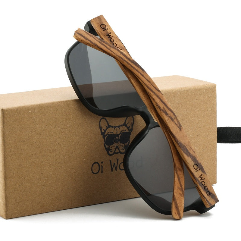 Polarized Wooden Sunglasses | UV400 Vintage Full Frame – 4 Colors