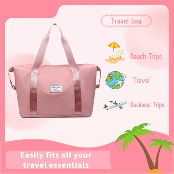 Rainproof Beach Bag | Large Capacity Travel Tote – Portable Wear-Resistant Bag