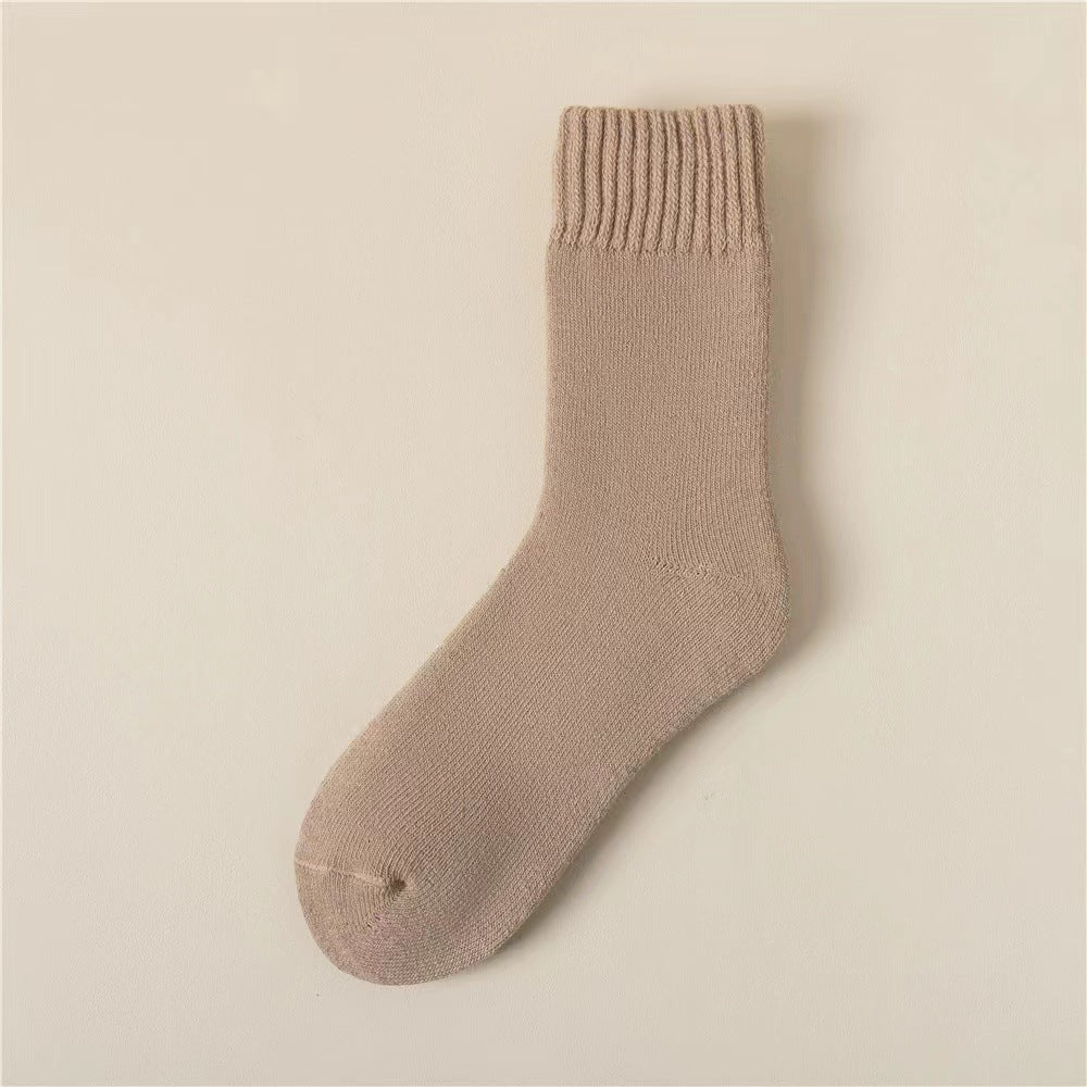 Women's Maternity Socks – Fleece-Lined Thickened Warm Winter Socks, Cashmere Terry-Loop