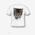 Kinder T-Shirt mit Katzenmotiv | Niedliches Cartoon-Grafik-T-Shirt – Jungen & Mädchen