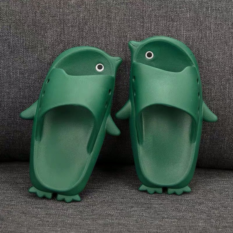 Kids & Women's Cute Penguin EVA Flip-Flops – Non-Slip Cartoon Summer Sandals