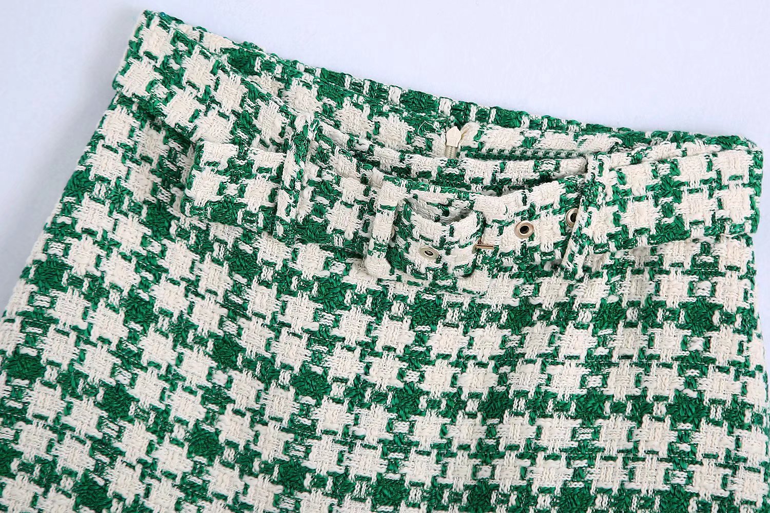 European And American Women's New Textured Miniskirt
