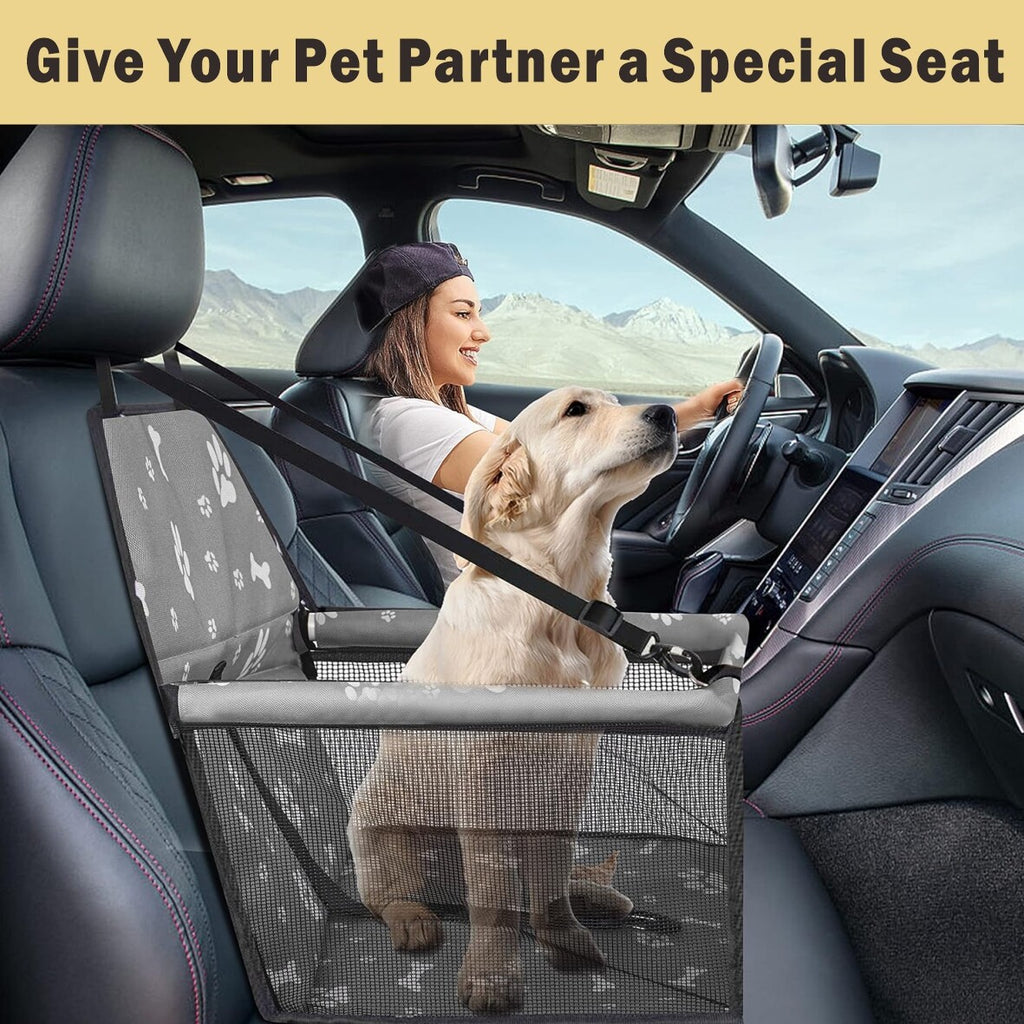 Dog Car Seat For Small Medium Pet, Portable Cat Puppy Rabbit Seat Travel Booster