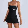 2025 New Women Yoga Jumpsuit Set Sexy Anti Glare One-Piece Jumpsuit Dance Ballet Sports Dress Gym Push up Running Tennis Sports