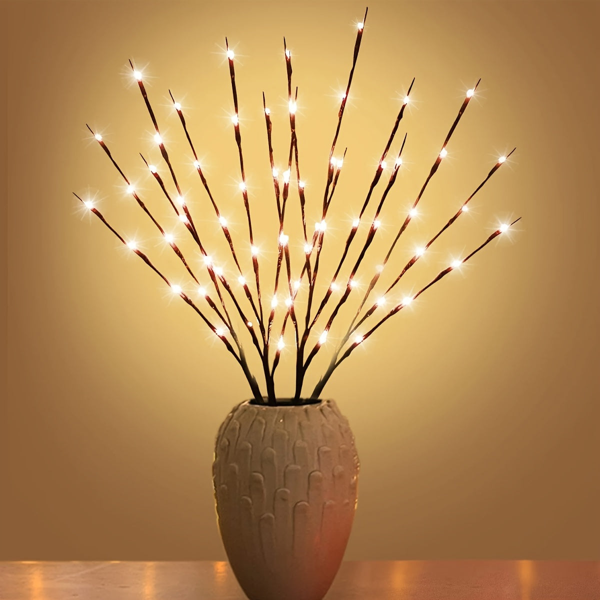 LED Ast-Deko-Leuchte – 4er-Set beleuchtete Äste für die Heimdekoration