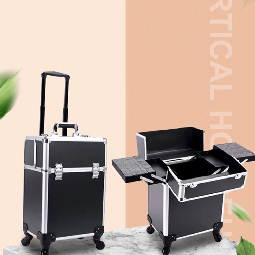 Professional Makeup Artist Trolley Case – Large Capacity Storage Toolbox