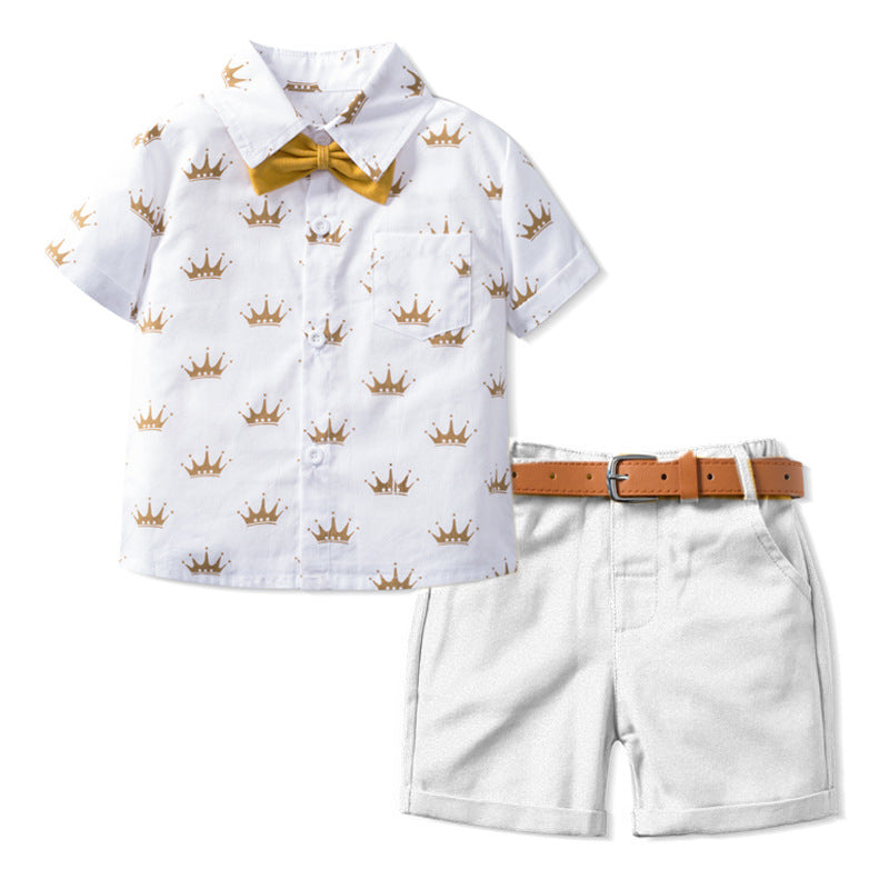 Sets mit gekrönten Ärmelshorts