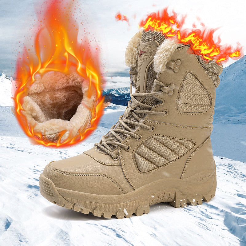 Schneestiefel Herren Ski Isolierung Baumwollschuhe Wasserdicht Und Kältebeständig