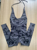 Women's Yoga Jumpsuit – Sleeveless Peach Hip Lift Activewear