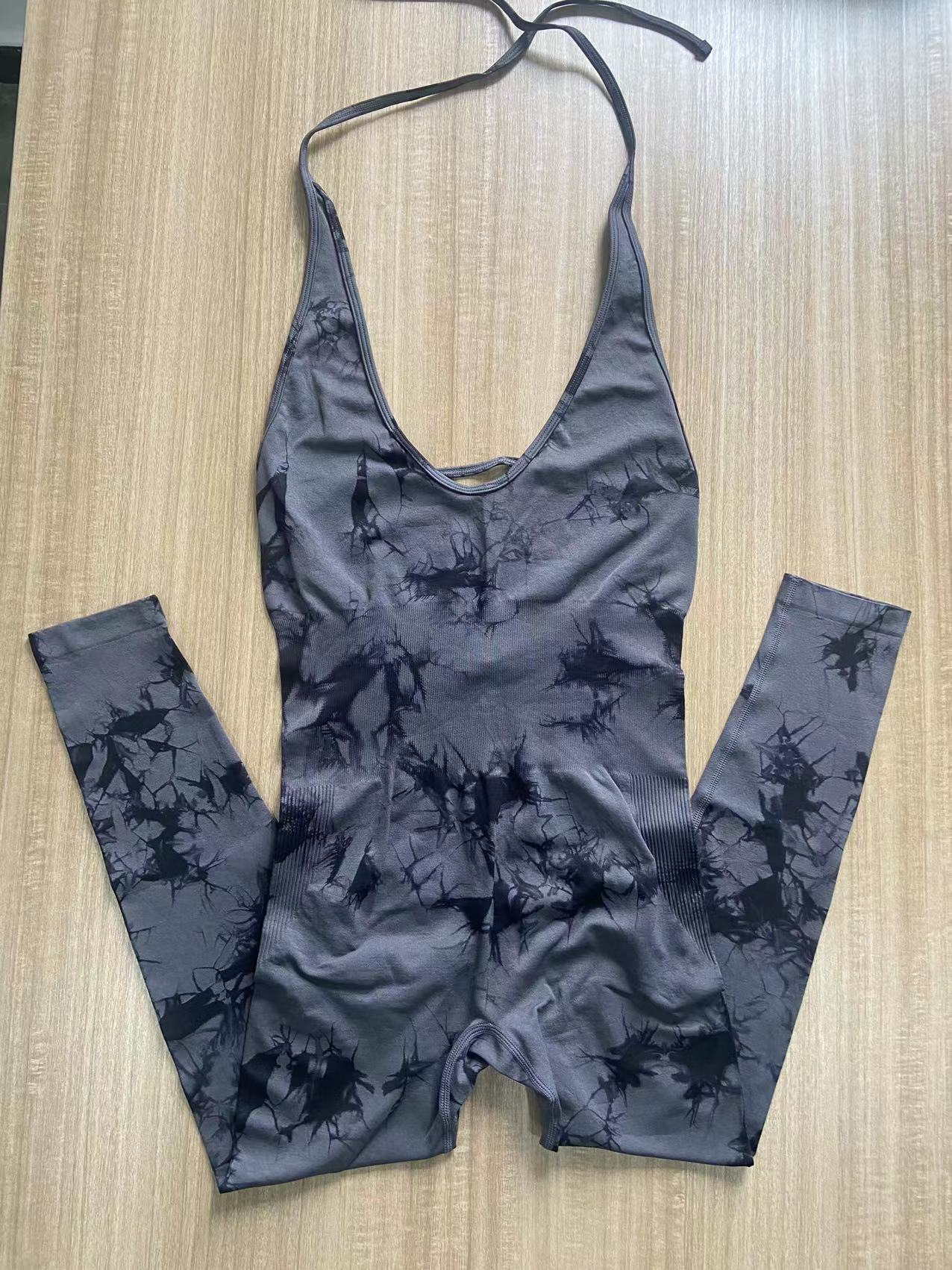Women's Yoga Jumpsuit – Sleeveless Peach Hip Lift Activewear