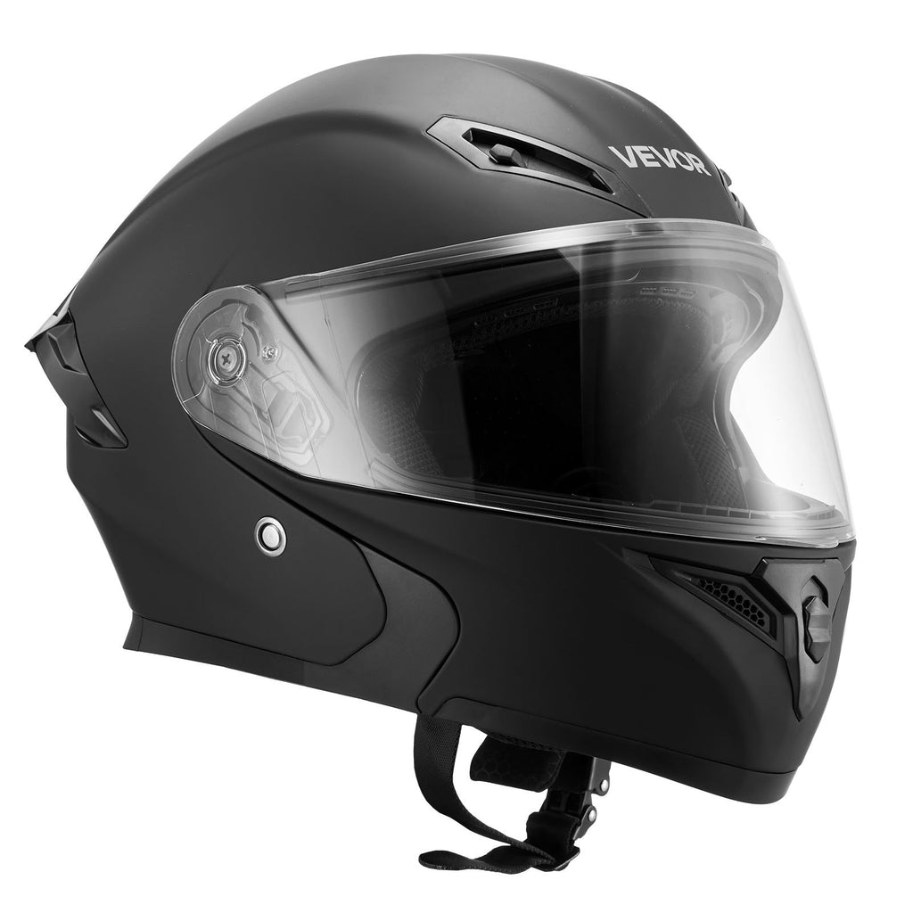 Modular Motorcycle Helmet – DOT Approved Motocross Dirt Bike Helmet with Clear Visor for Men & Women