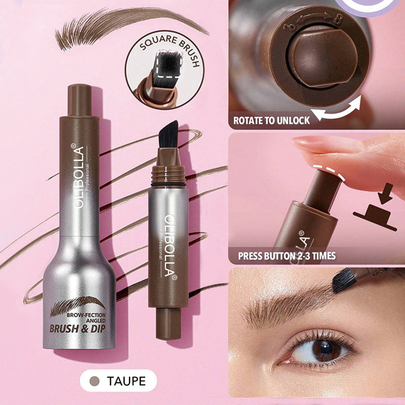 Smudge-Proof Eyebrow Pencil & Powder – Natural Hairline Brow Tool