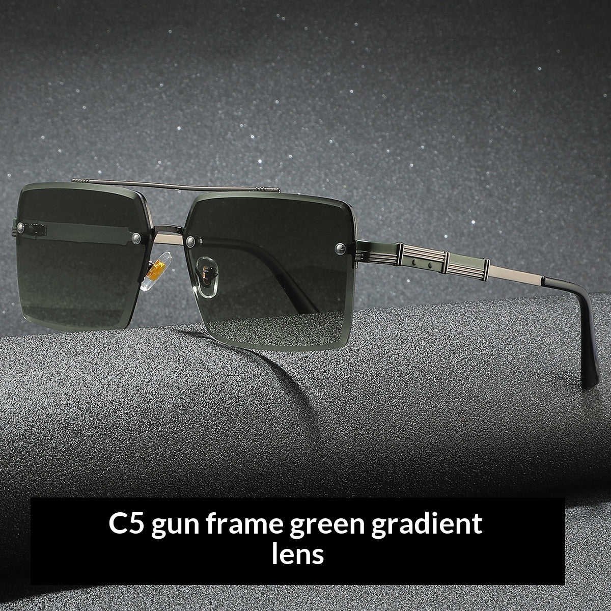 Men's Square Metal Sunglasses | UV400 Vintage Driving – 6 Styles