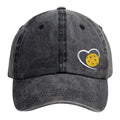 2pcs Pickle Ball Hat For Men Women, Adjustable Embroidered Wash Cotton Baseball Cap