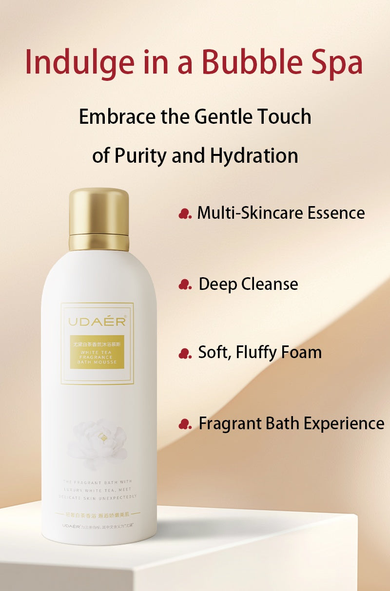 Luxury Cream Bubble Bath Hydrating Shower Gel 6D Hyaluronic Acid Body Mousse – AdriaPulse"