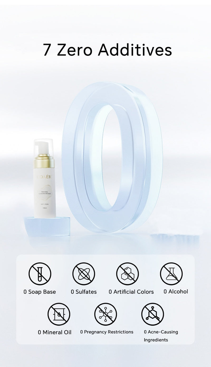 "UDAÉR Purifying Cleansing Mousse Dual Amino Acids Deep Cleansing Face Wash 150ml – AdriaPulse"