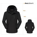 3-in-1 Waterproof Windproof Jacket | Warm Outdoor Coat – Unisex