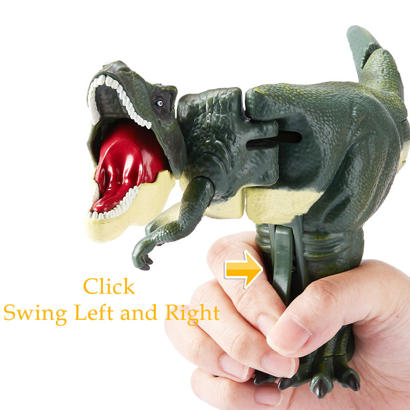 Kids Dinosaur Fidget Toy – Battery-Free Telescopic Spring Swing Dino