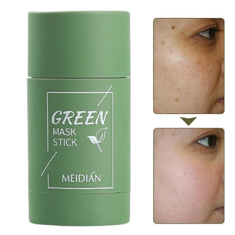 "Green Tea Mud Film Stick Deep Pore Cleansing Brightening Face Mask 40g – AdriaPulse"