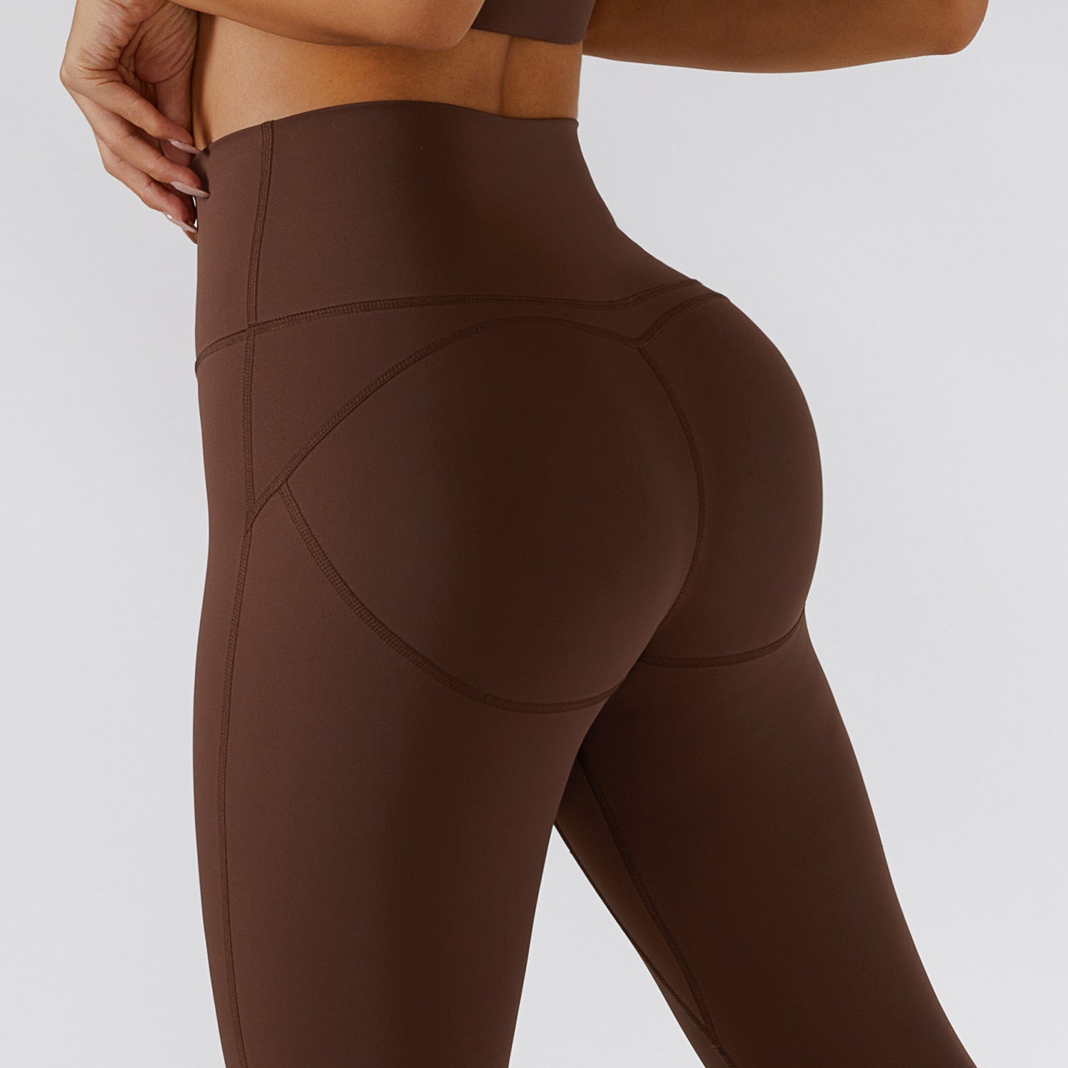 Women's Ribbed One-Shoulder Yoga Set Grass Pants – AdriaPulse