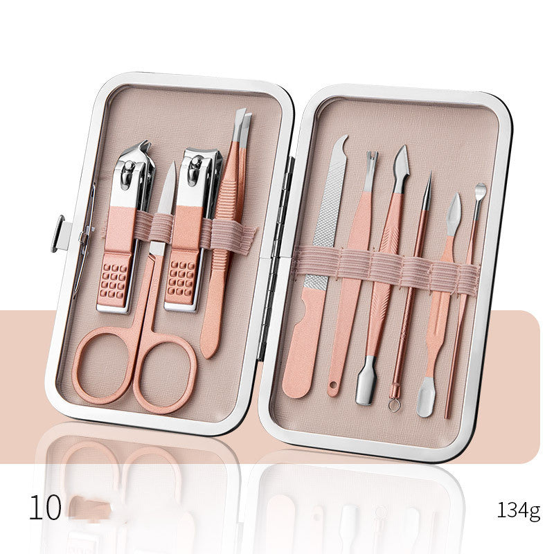 Professional Stainless Steel Nail Care Tool Set – 7 to 20 Piece Manicure Kit