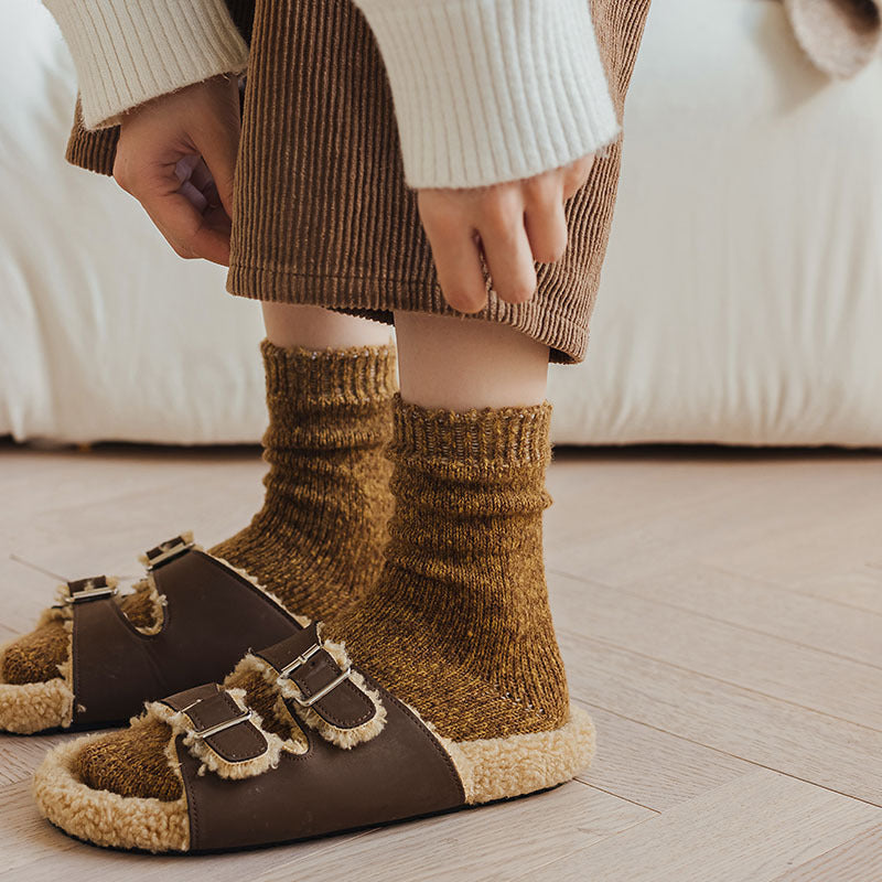 Women's Winter Thicken Thermal Wool Tube Socks