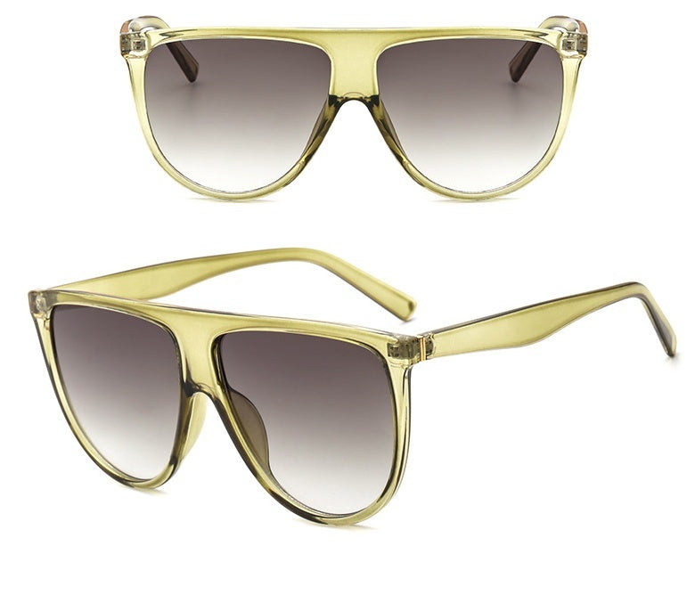 Women's Gradient Lens Sunglasses UV Protection Full Frame – Black | AdriaPulse