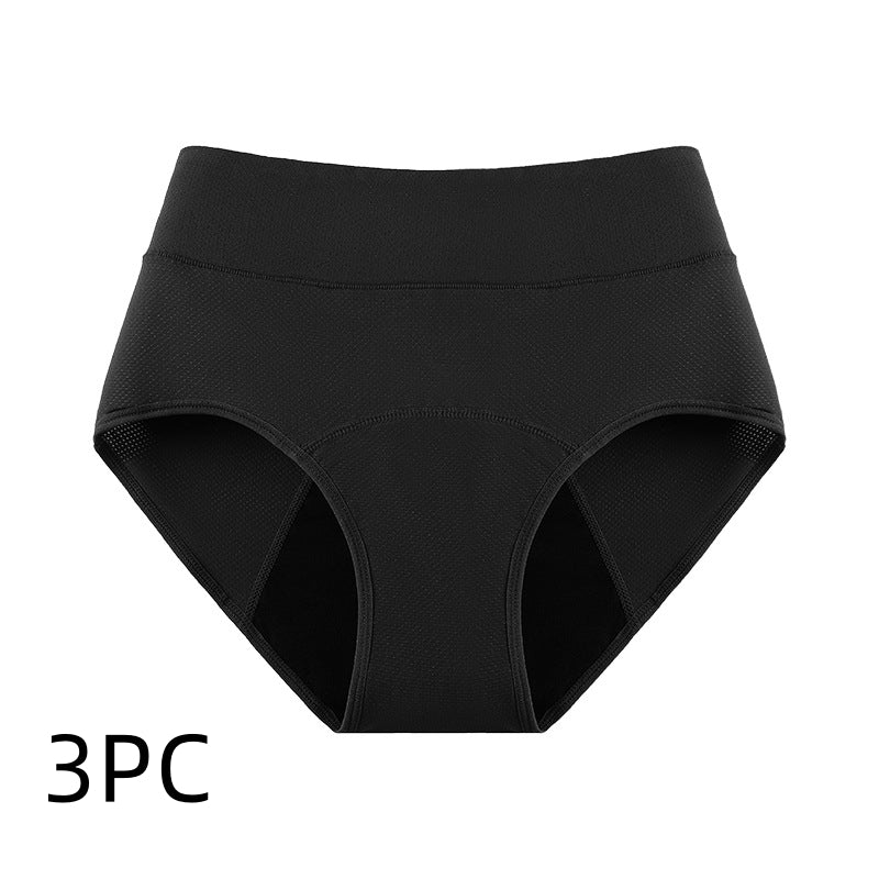 3-layer Absorbent Menstrual Women's Underwear With Breathable Holes