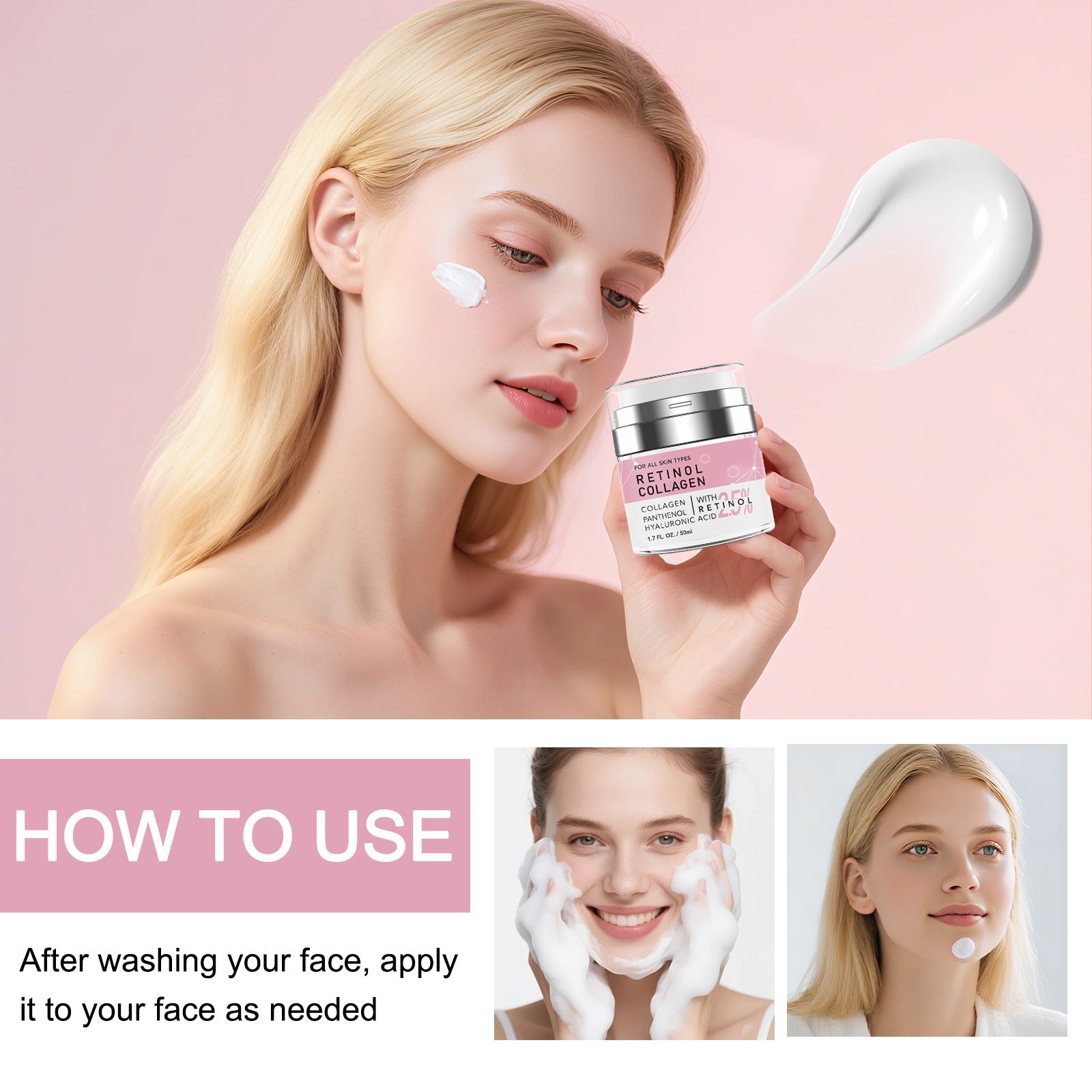 Collagen Face Moisturizing Cream 50ml – AdriaPulse"