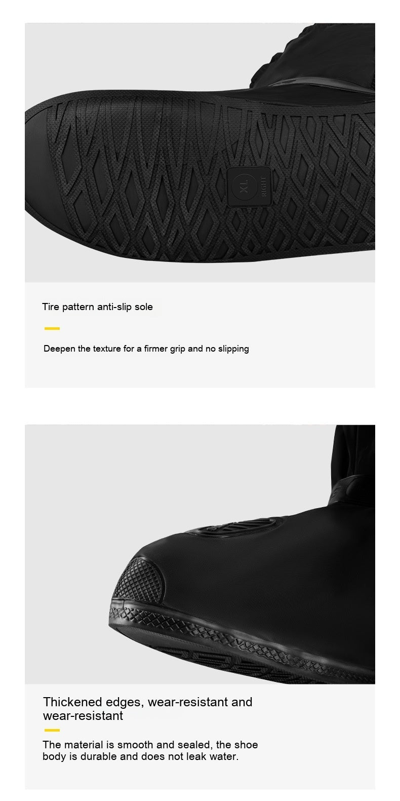 Motorcycle Shoe Covers – Waterproof Non-Slip Wear-Resistant Rain Boot Covers