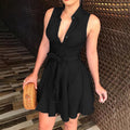 "Women's black denim shirt dress in casual relaxed fit, lightweight nylon fabric for everyday wear – AdriaPulse"