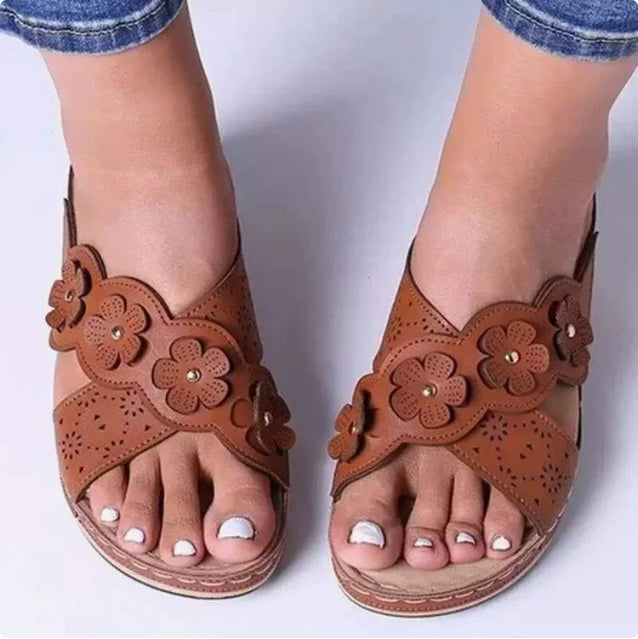 Sandales à Brides Femme | Semelle Similicuir – 4 Couleurs, EU 35-43