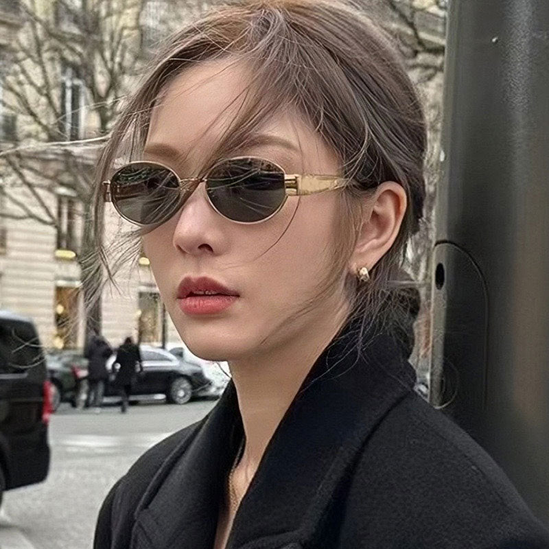 Oval Metal Sunglasses | UV400 Vintage Full Frame – 7 Styles