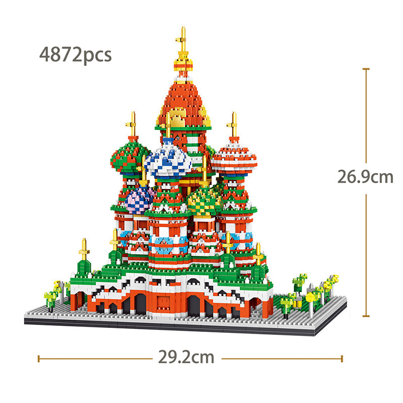 Architecture Building Block Set | ABS Brick Model Kit – Creative DIY Toy for Kids & Adults