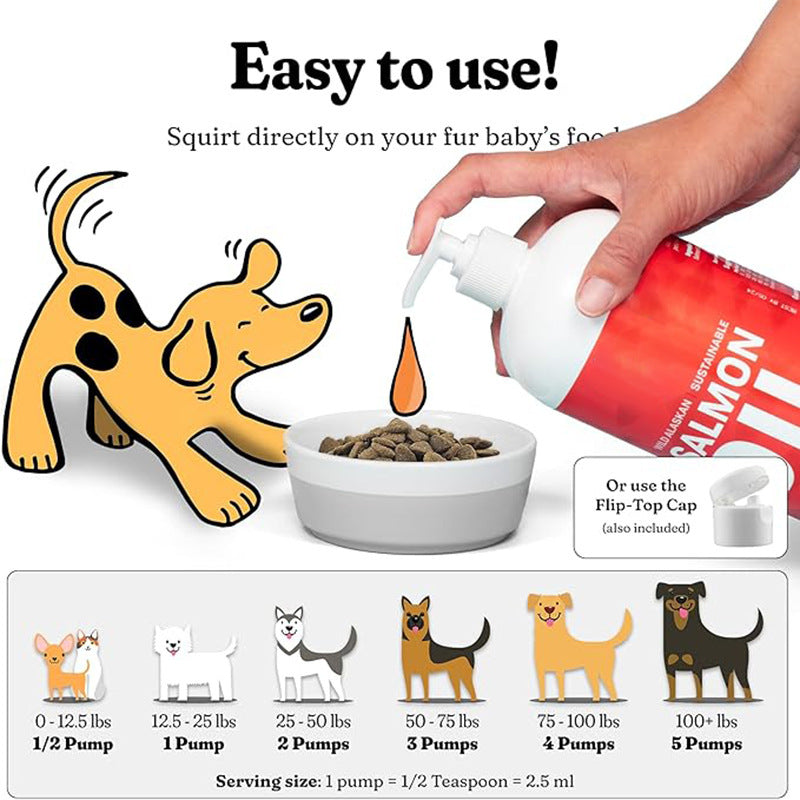 Pet Fish Oil Supplement – Omega-3 for Cat & Dog Coat Health | 300g