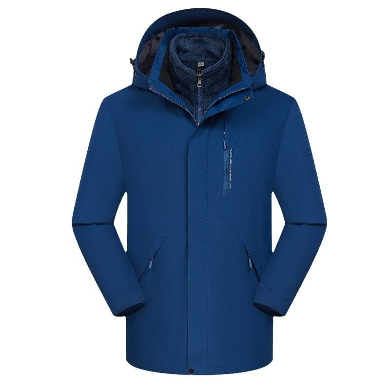 3-in-1 Waterproof Windproof Jacket | Warm Outdoor Coat – Unisex