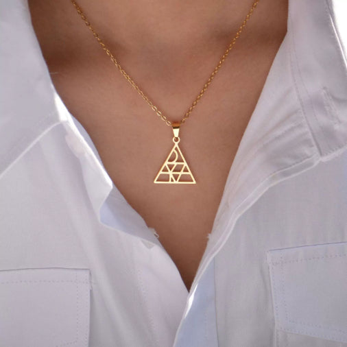 Collier Nom Lettre Acier Inoxydable Anglais Cadeau Saint-Valentin