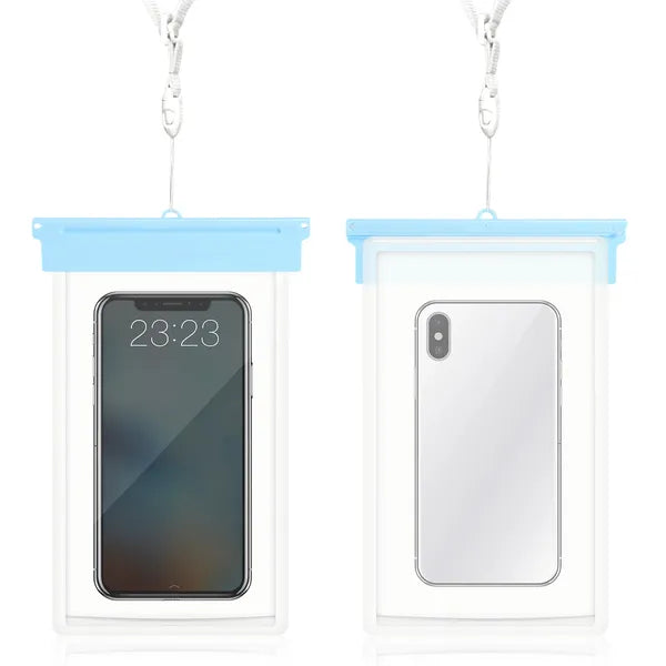 IPX8 Waterproof Phone Pouch – Dry Bag Case with Neck Lanyard for Swimming & Diving