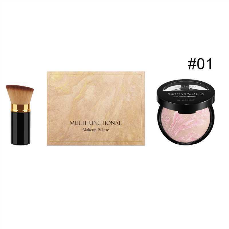 Gilded All-in-One Makeup Palette Eyeshadow Blush Foundation – AdriaPulse