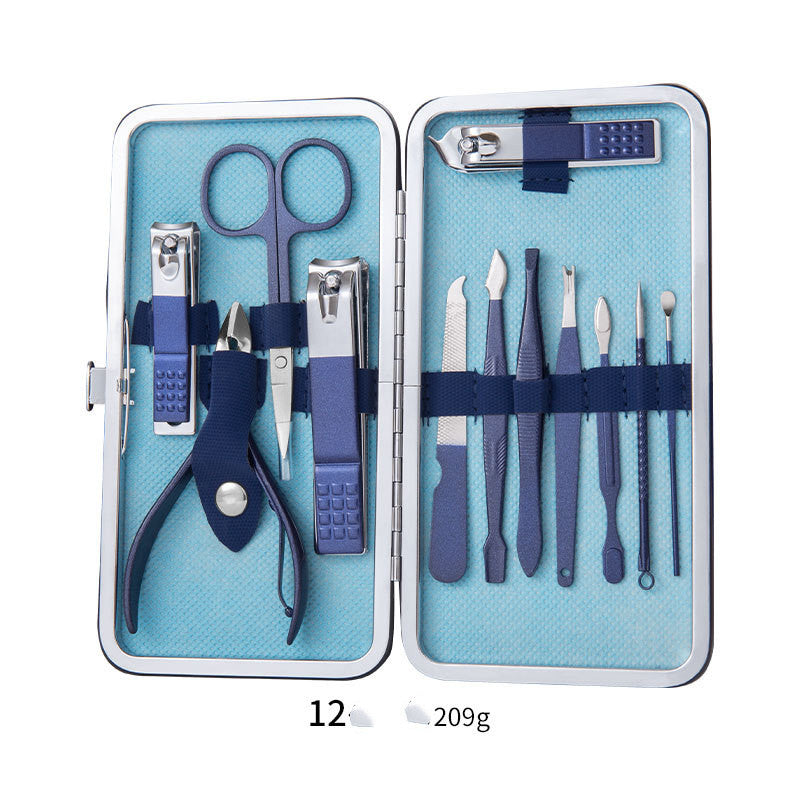 Professional Stainless Steel Nail Care Tool Set – 7 to 20 Piece Manicure Kit