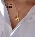 Collier Nom Lettre Acier Inoxydable Anglais Cadeau Saint-Valentin