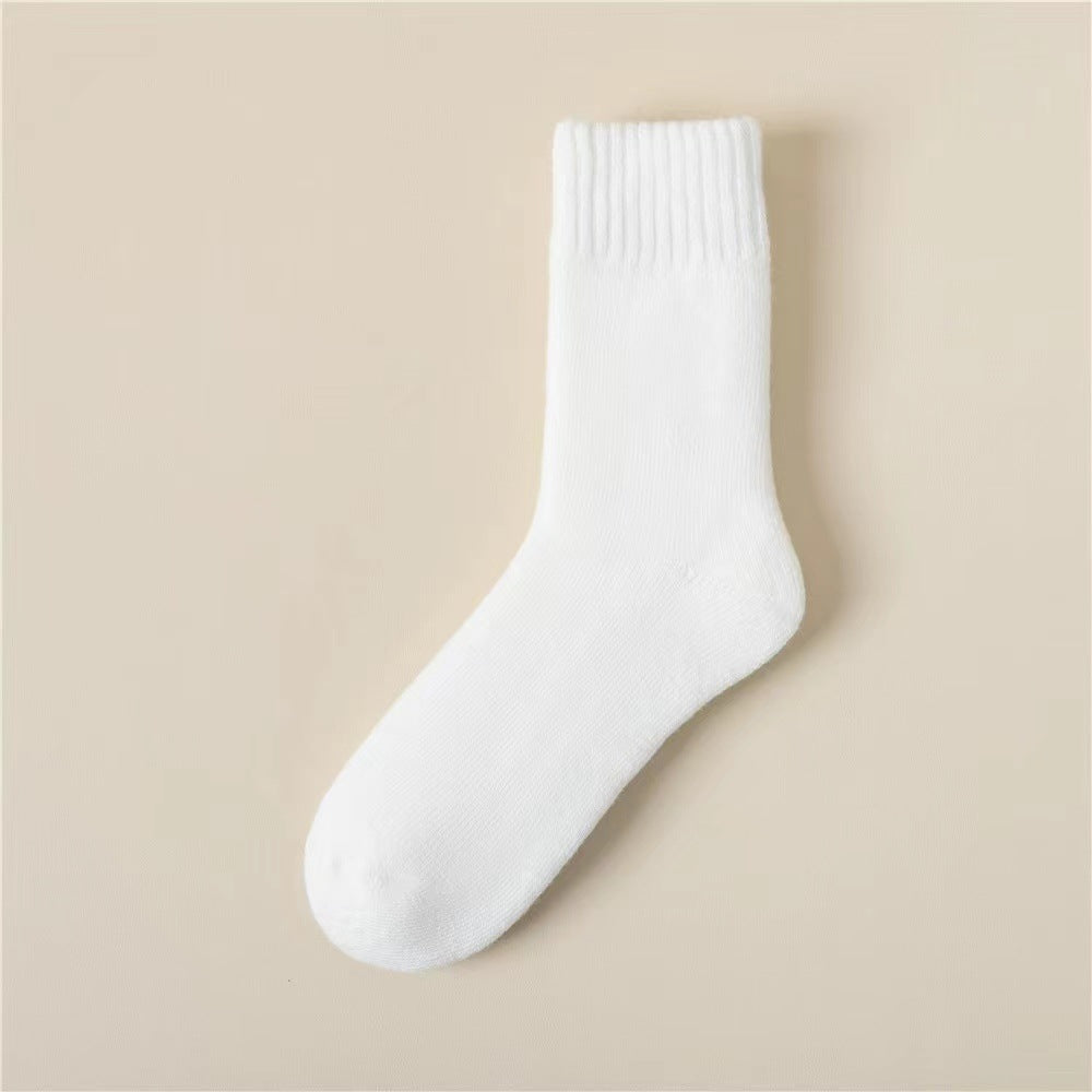 Women's Maternity Socks – Fleece-Lined Thickened Warm Winter Socks, Cashmere Terry-Loop