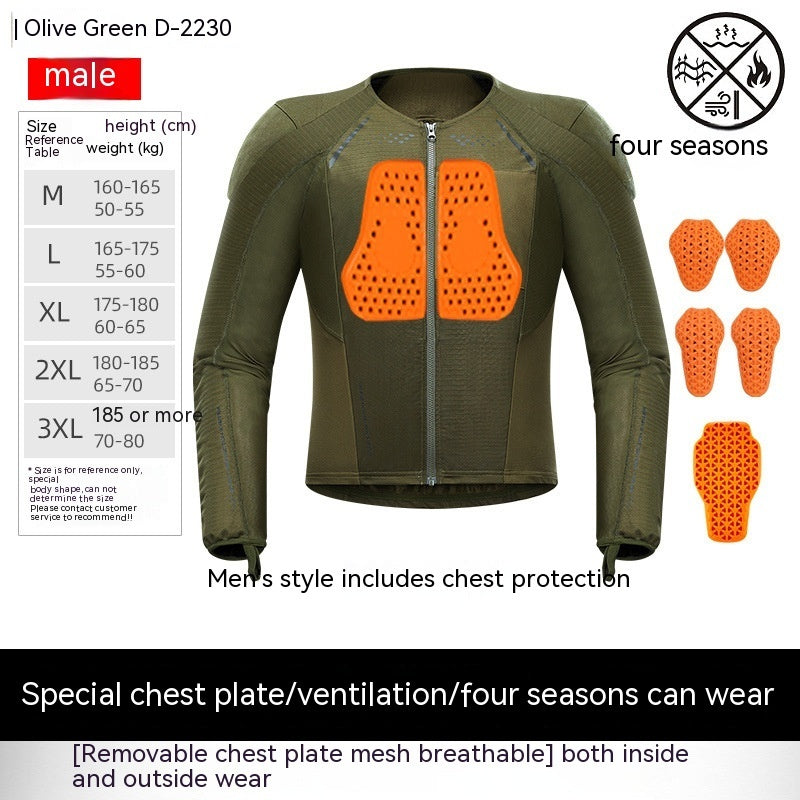 Motorcycle Protective Jacket | Drop-Resistant Breathable Mesh – Men & Women Gear