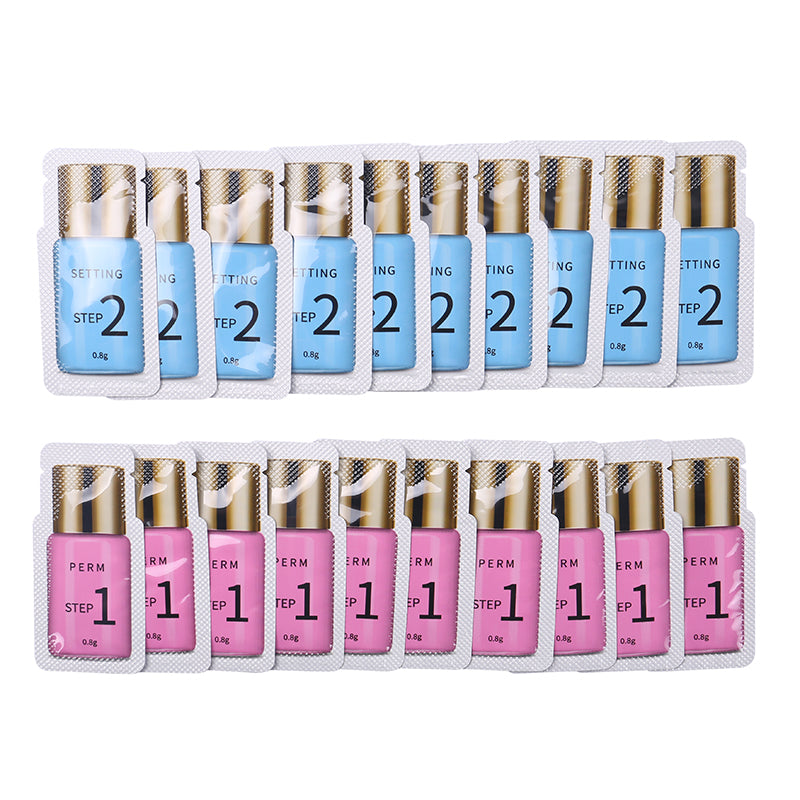 Kit de Permanente Rehaussement de Cils – Kit de Rehaussement en Sachets (10 Paires) pour Permanente de Cils en 8-12 Minutes | Utilisation en Salon et à Domicile